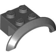 Lego auto blatník 4x2 1/2 x1, tmavě modro šedá (4646522, 6170503)